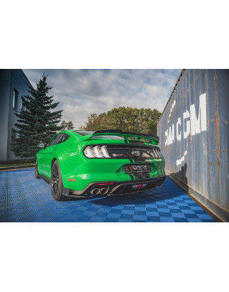 Splitters posteriori laterali V.1 + Flaps Ford Mustang GT Mk6 Facelift (Cod. M-FO-MU-6F-GT-RSD1G+RSF