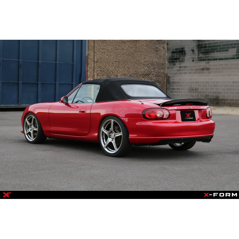 Spoiler baule Ducktail in plastica ABS Mazda MX-5 NB (Cod. S-MX5NB-SP-01-A)