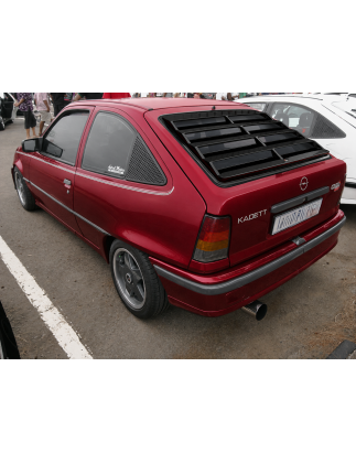 Louver lunotto in plastica ABS Opel Kadett E (Cod. S-OPKE-WL-01-A)