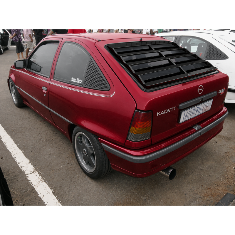 Louver lunotto in plastica ABS Opel Kadett E (Cod. S-OPKE-WL-01-A)