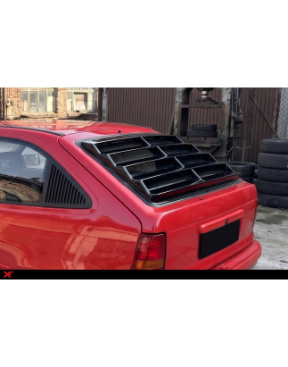 Louver lunotto in plastica ABS Opel Kadett E (Cod. S-OPKE-WL-01-A)