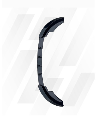 Spoiler sottoparaurti anteriore in plastica ABS Ford Fiesta MK7 (Cod. S-FFIMK7-FSP-01-A)