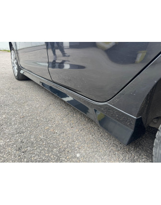 Spoiler sottoparaurti anteriore in plastica ABS Ford Fiesta MK7 (Cod. S-FFIMK7-FSP-01-A)