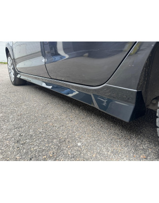 Spoiler sottoparaurti anteriore in plastica ABS Ford Fiesta MK7 (Cod. S-FFIMK7-FSP-01-A)