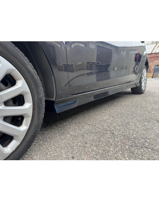 Spoiler sottoparaurti anteriore in plastica ABS Ford Fiesta MK7 (Cod. S-FFIMK7-FSP-01-A)