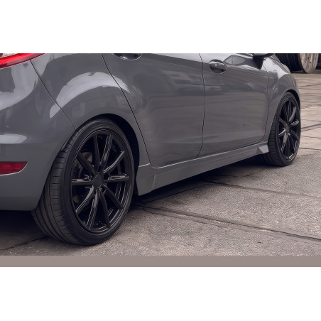 Minigonne laterali in plastica ABS Ford Fiesta MK7 (Cod. S-FFIMK7-S-01-A)