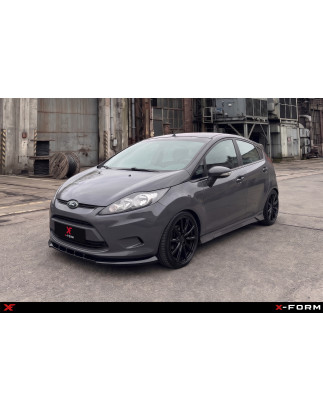 Minigonne laterali in plastica ABS Ford Fiesta MK7 (Cod. S-FFIMK7-S-01-A)