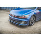 SPLITTER ANTERIORE street pro Volkswagen Polo GTI Mk6 (Cod. M-VWPO6GTICNC-FD3B)