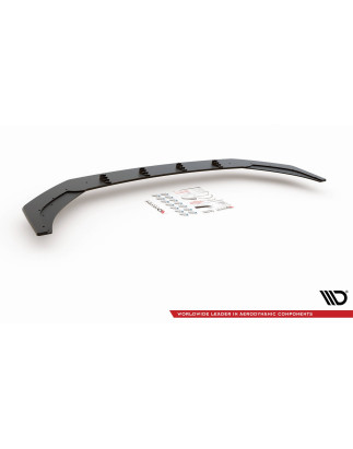SPLITTER ANTERIORE street pro Volkswagen Polo GTI Mk6 (Cod. M-VWPO6GTICNC-FD3B)