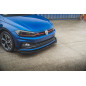 SPLITTER ANTERIORE street pro + Flaps Volkswagen Polo GTI Mk6 (Cod. M-VWPO6GTICNC-FD3B+FSF1G)