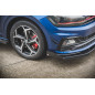 SPLITTER ANTERIORE street pro + Flaps Volkswagen Polo GTI Mk6 (Cod. M-VWPO6GTICNC-FD3B+FSF1G)