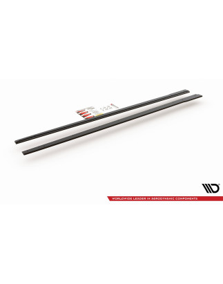 Diffusori minigonne street pro Volkswagen Polo GTI Mk6 (Cod. M-VWPO6GTICNC-SD3B)