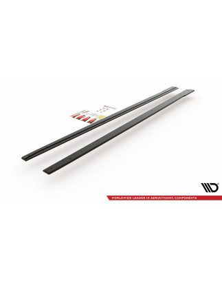 Diffusori minigonne street pro Volkswagen Polo GTI Mk6 (Cod. M-VWPO6GTICNC-SD3B)