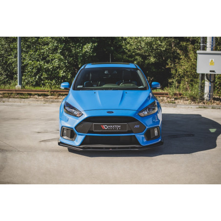 SPLITTER ANTERIORE street pro + Flaps Ford Focus RS Mk3 (Cod. M-FOFO3RSCNC-FD1B+FSF1G)