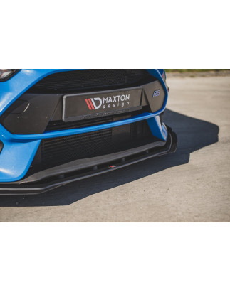 SPLITTER ANTERIORE street pro + Flaps Ford Focus RS Mk3 (Cod. M-FOFO3RSCNC-FD1BRB+FSF1G)