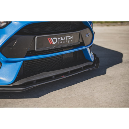 SPLITTER ANTERIORE street pro + Flaps Ford Focus RS Mk3 (Cod. M-FOFO3RSCNC-FD1BRB+FSF1G)