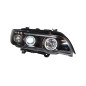 Fari Anteriori Angel Eyes BMW X5 '01 Black Elect. (Cod. E-FAB0037)