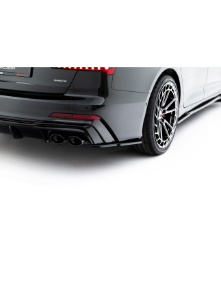 Splitters posteriori laterali Audi A6 S-Line / S6 C8 / C8 Facelift (Cod. M-AU-A6-C8-SLINE-RSD1G)