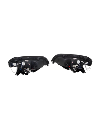 Fari Anteriori Angel Eyes BMW X5 '01 Black Elect. (Cod. E-FAB0037)