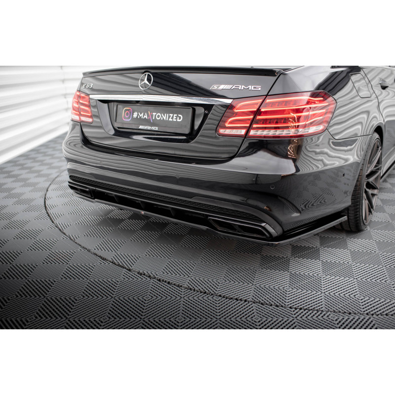 Splitter posteriore (con barre verticali) Mercedes-Benz E63 AMG berlina W212 Facelift (Cod. M-ME-E-2