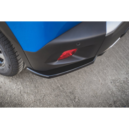 Splitter posteriore (con barre verticali) Peugeot 2008 Mk2 (Cod. M-PE-2008-2-RD1G+RD2G)