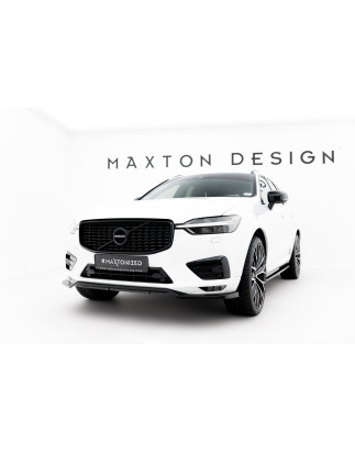 SPLITTER ANTERIORE V.1 Volvo XC60 Mk2 R-Design (Cod. M-VO-XC60-2-RDESIGN-FD1G)