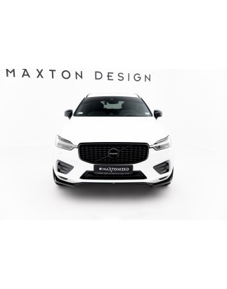 SPLITTER ANTERIORE V.1 Volvo XC60 Mk2 R-Design (Cod. M-VO-XC60-2-RDESIGN-FD1G)