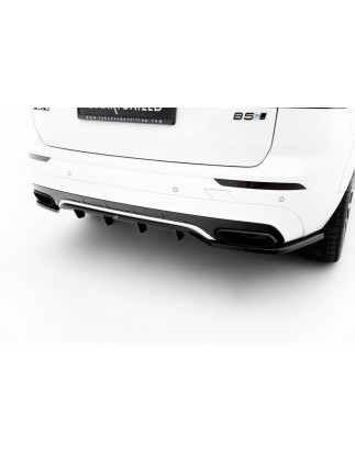 Splitter posteriore (con barre verticali) Volvo XC60 Mk2 R-Design (Cod. M-VO-XC60-2-RDESIGN-RD1G+RD2