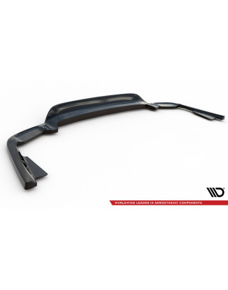 Splitter posteriore (con barre verticali) Volvo XC60 Mk2 R-Design (Cod. M-VO-XC60-2-RDESIGN-RD1G+RD2
