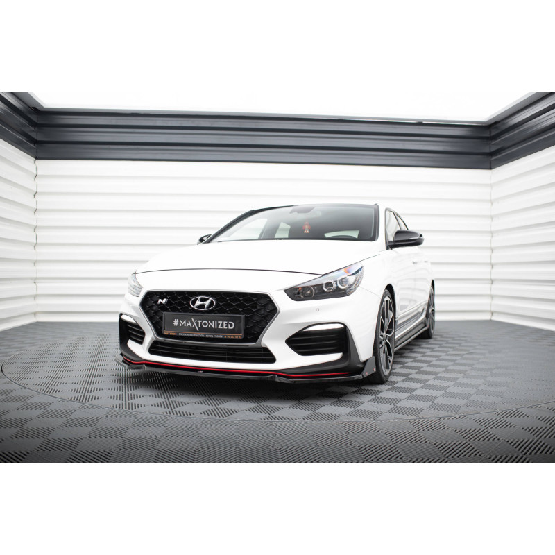 SPLITTER ANTERIORE V.6 + Flaps Hyundai I30 N Mk3 /Fastback (Cod. M-HY-I30-3-N-FD6G+FSF) SPLITTER ANTERIORE V.6 + Flaps Hyundai I30 N Mk3 /Fastback (Cod. M-HY-I30-3-N-FD6G+FSF)