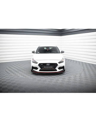 SPLITTER ANTERIORE V.6 + Flaps Hyundai I30 N Mk3 /Fastback (Cod. M-HY-I30-3-N-FD6G+FSF)