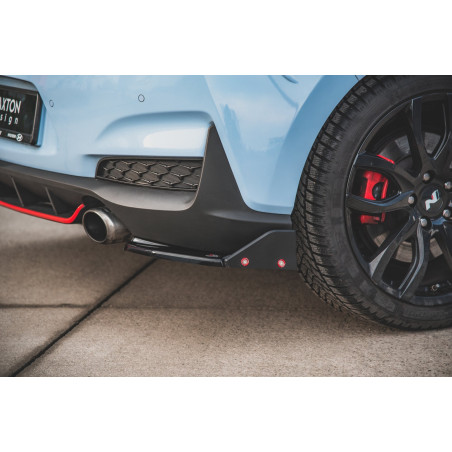 Splitters posteriori laterali V.6 + Flaps Hyundai I30 N Mk3  (Cod. M-HY-I30-3-N-RSD6G+RSF)