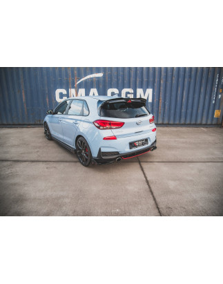 Splitters posteriori laterali V.6 + Flaps Hyundai I30 N Mk3  (Cod. M-HY-I30-3-N-RSD6G+RSF)