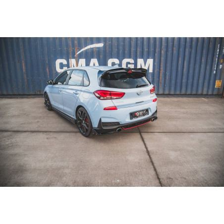 Splitters posteriori laterali V.6 + Flaps Hyundai I30 N Mk3  (Cod. M-HY-I30-3-N-RSD6G+RSF)