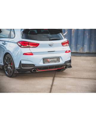 Splitters posteriori laterali V.6 + Flaps Hyundai I30 N Mk3  (Cod. M-HY-I30-3-N-RSD6G+RSF)