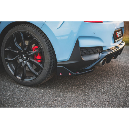 Splitters posteriori laterali V.7 + Flaps Hyundai I30 N Mk3  (Cod. M-HY-I30-3-N-RSD7G+RSF)