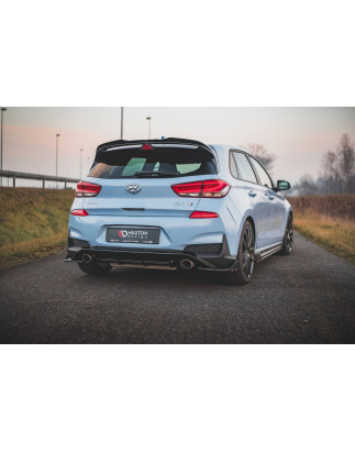 Splitters posteriori laterali V.7 + Flaps Hyundai I30 N Mk3  (Cod. M-HY-I30-3-N-RSD7G+RSF)