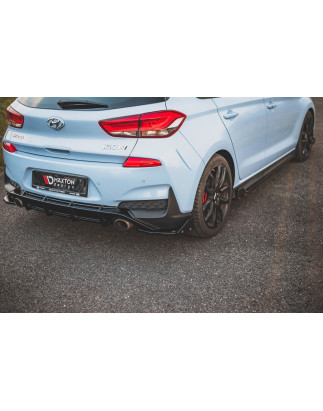Splitters posteriori laterali V.7 + Flaps Hyundai I30 N Mk3  (Cod. M-HY-I30-3-N-RSD7G+RSF)