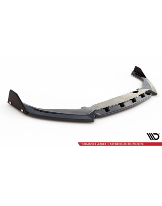 SPLITTER ANTERIORE V.2 + Flaps Toyota GR Yaris Mk4 (Cod. M-TO-YA-4-GR4-FD2G+FSF)