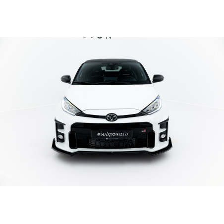 SPLITTER ANTERIORE V.3 + Flaps Toyota GR Yaris Mk4 (Cod. M-TO-YA-4-GR4-FD3G+FSF)