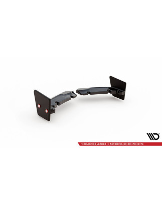 Splitters posteriori laterali V.2 + Flaps Toyota GR Yaris Mk4 (Cod. M-TO-YA-4-GR4-RSD2G+RSF)