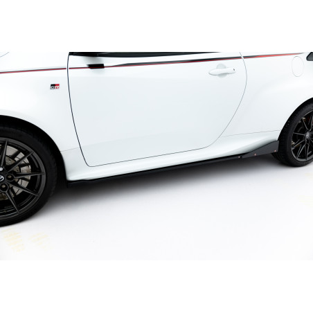 Diffusori minigonne V.2 + Flaps Toyota GR Yaris Mk4 (Cod. M-TO-YA-4-GR4-SD2G+SF)