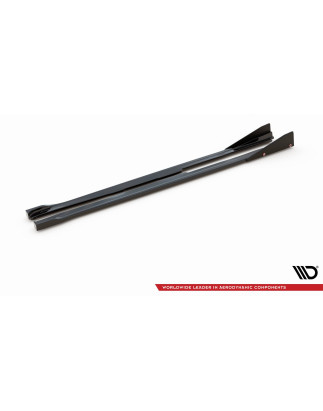 Diffusori minigonne V.2 + Flaps Toyota GR Yaris Mk4 (Cod. M-TO-YA-4-GR4-SD2G+SF)