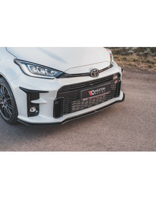 SPLITTER ANTERIORE street pro Toyota GR Yaris Mk4 (Cod. M-TOYA4GR4CNC-FD1B)