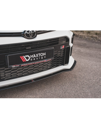 SPLITTER ANTERIORE street pro Toyota GR Yaris Mk4 (Cod. M-TOYA4GR4CNC-FD1B)