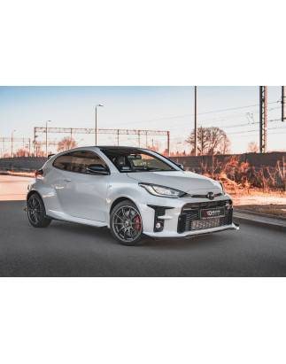 SPLITTER ANTERIORE street pro + Flaps Toyota GR Yaris Mk4 (Cod. M-TOYA4GR4CNC-FD1B+FSF1G)