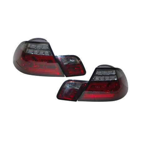 Fari Posteriori BMW E46 2P 2003-2005 Led Red Smoked Led Lampeggiante Cardna (Cod. E-FAB0135)