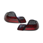 Fari Posteriori BMW E46 2P 2003-2005 Led Red Smoked Led Lampeggiante Cardna (Cod. E-FAB0135)