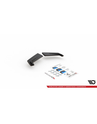 Splitters posteriori laterali Street Pro Toyota GR Yaris Mk4 (Cod. M-TOYA4GR4CNC-RSD1B)