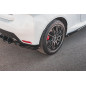 Splitters posteriori laterali Street Pro + Flaps Toyota GR Yaris Mk4 (Cod. M-TOYA4GR4CNC-RSD1B+RSF1G